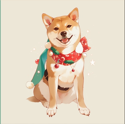 Pets&P Personalized Pet Portrait Simulation Painting- Full Body - without Outside Frame -30x30cm